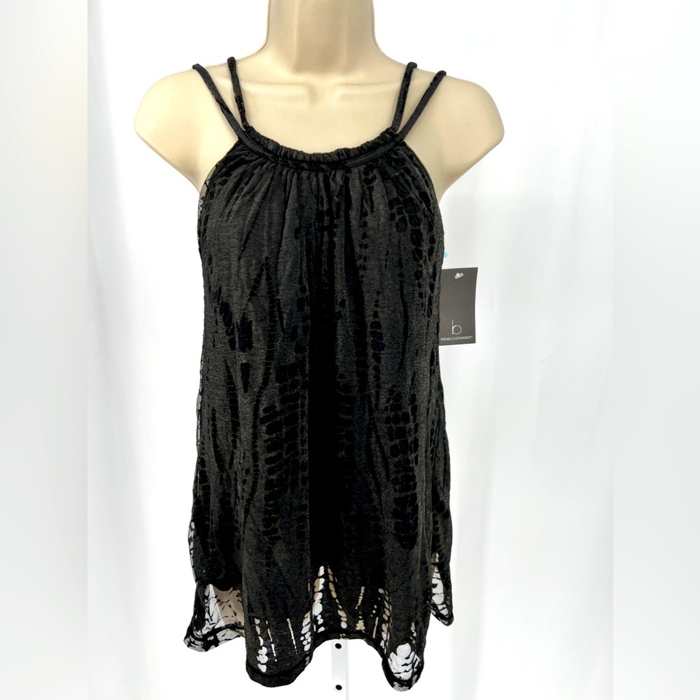 REBECCA BEESON - Black lined Tank Blouse
